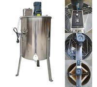 Extracteur de miel électrique - Support réglable et couvercle transparent pour centrifugeuse apiculture efficace