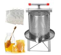 Extracteur De Miel - Spinner Honeys en Acier Inoxydable Ou Électrique | Équipement D'apiculture pour L'extraction en Nid d'abeille | Tambour Durable avec Manifeste - Outil De Récolte Apiculteur
