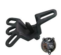 Extracteur de moyeu de pièce - Outil d'extraction de Bois Robuste - Rouge d'axe, moyeu de Roue Compatible 4, 5 et 6 moyeux Extracteur de Tambour de Frein