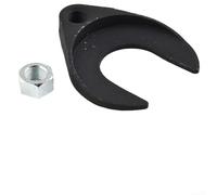 Extracteur de moyeu de roue avant - Outil automobile robuste en acier au carbone traité thermiquement - Distance de serrage de 50 mm - Avec extracteur et boulon - Noir - Pour réparation de voiture