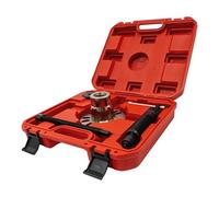 Extracteur de moyeu de roue hydraulique 10T, extracteur d'arbre d'entraînement pour moyeux de roue 4/5 trous 96-125 mm, outil de roulement de roue avec pompe hydraulique manuelle et mallette de