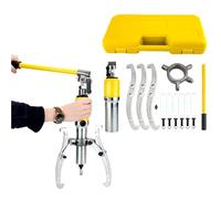 Extracteur de moyeu de roue hydraulique 20T Extracteur hydraulique Outil 3 mâchoires Hydraulic Gear/Bearing/Wheel Bearing Puller Parallèle Extracteur de roulement Kit de roulement hydraulique