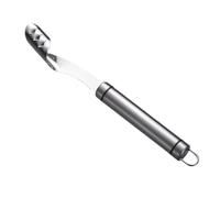 Extracteur de noyau de poivre en acier inoxydable, arrache-graines de poivre vert, pelle à graines