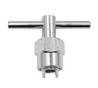 Extracteur de noyau de remplacement de cartouche de robinet extracteur de cartouches de douche de baignoire à poignée unique robuste (Silver, One Size)