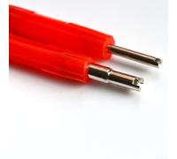 Extracteur de noyau de valve pour climatisation automobile et réparation de pneus - Clé pneumatique avec double bouche (grande pour AC, petite pour