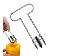 Extracteur de noyaux de fruits, séparateur de noyaux - Outil de découpe - Poignée ergonomique - En acier inoxydable pour tomates et tomates cerises - Ananas