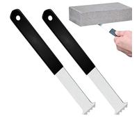 Extracteur De Pavés - Outil De Soulèvement DePavés | Lot Dee 2 Extracteurs Manuels 22,6 Cm En Acier Avec Double Racloir Articulé Et Poignée Antidérapante, Pour Jardin, Allée, Terrasse, Aménagement Ext