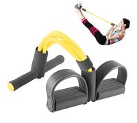 Extracteur de pédale antidérapant élastique - Appareil d'entraînement moderne pour tout le corps pour sit-ups, yoga, abdominaux, bandes pour la maison, le bureau, l'entraînement en plein air |