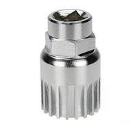 Extracteur de pédalier de vélo en acier, couleur argent, environ 58 x 24 mm