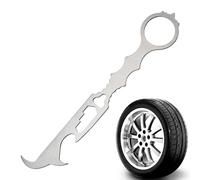 Extracteur de pierre de pneu pour voiture - Clé de ramassage de roche portable - Crochet de retrait de pierre de pneu, pour camion, camping-car, berline, moto, roue de gravier, véhicule d'extérieur