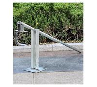 Extracteur de piquet agricole à haut effet de levier, poteau de clôture en métal réglable et outil d'extraction de poteau pour la construction de jardin et de ferme