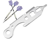 Extracteur de pointes de fléchettes, outil de clé de fléchette, outil de clé à molette pour enlever les pointes de fléchettes, outil de manipulation de la tête de fléchette, outil d'extraction de