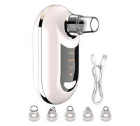 Extracteur de points blancs rechargeable, nettoyeur de visage à chargement USB | Appareil de retrait de à 3 vitesses d'aspiration pour hommes, femmes, adolescents, usage domestique et kit