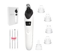 Extracteur de points noirs 2024, nettoyeur de pores du visage - 5 puissances d'aspiration, 5 sondes - Kit d'aspirateur électrique rechargeable par USB pour adultes