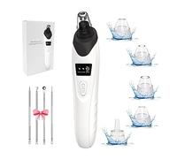 Extracteur de points noirs 2025, nettoyeur de pores du visage - 5 puissances d'aspiration, 5 sondes - Kit d'aspirateur électrique rechargeable par USB pour adultes