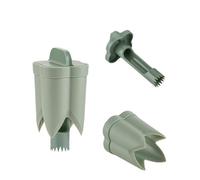 Extracteur de poivre ultime en ABS - Outil de cuisine pour cloches et piments - Dévidoir conçu avec précision avec bords tranchants et inclinés - Tirette tournante en une étape pour retirer sans