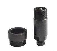 Extracteur de pompe à carburant en acier pour BMW M47 M57 - Support de pignon d'injection de moteur diesel - Rail commun - Kit de démontage de pompe haute pression - Finition noire - 8,9 cm