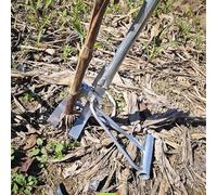 Extracteur de poteau pour un retrait facile des poteaux en bois - Appareil manuel léger pour le jardinage et l'agriculture, idéal pour l'entretien de la cour et le contrôle des plantes envahissantes
