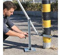 Extracteur de poteau robuste - Outil à levier pour un retrait facile du ciment et des poteaux métalliques, extracteur de piquets d'arbre avec clips pour une extraction rapide