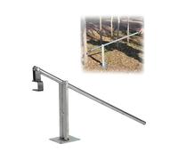 Extracteur de poteau robuste pour poteaux de 5 à 12,7 cm, extracteur de piquet réglable, outil de retrait de mur à effet de levier élevé