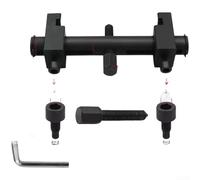 Extracteur de poulie de vilebrequin professionnel avec réglage de l'écrou de blocage et construction en acier au chrome vanadium pour un retrait efficace et sûr de la poulie