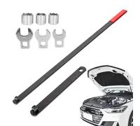 Extracteur de poulie pour moteurs - Clé dynamométrique fine, kit adaptateur de douille | Barre d'entraînement flexible, outil de réparation de véhicule, avec utilisation en magasin automobile pour la
