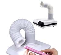 Extracteur de poussière de polissage de modèle dentaire, collecteur de poussière d'ongles, rotation à 360 ° avec ventilateur et LED double fonction, utilisé for fournir une aspiration et une filtratio