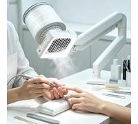 Extracteur De PoussièRe D'Ongles Professionnel,Aspirateur Ongle Encastrable | Collecteur De PoussièRe Sous Vide D'Ongles,LumièRe Led, Support De Table Universel,Pour Salon De Polissage