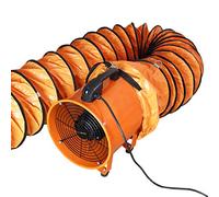 Extracteur de poussière ventilateur 250 mm portable 6 m tuyau conduit d'atelier souffleur d'air industriel PVC conduit ventilation