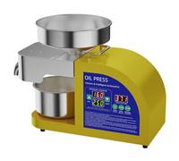 Extracteur de presse à huile extracteur de moulin réglage électrique tige de contrôle de température de moteur sans balais en acier inoxydable noix et cacahuètes commercial domestique (rouge