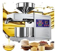 Extracteur de presse à huile, moteur automatique de presse à chaud et à froid de 820 W pour presser les arachides, les amandes, les graines de poivre, les noyaux d'olive adaptés à la maison et au co