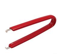Extracteur de puce IC Pince plate de type U, ABS antistatique et métal avec ressort Assistance pour un retrait et une installation en toute sécurité des circuits imprimés ROM (rouge)