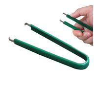 Extracteur De Puces IC - D'outils En Forme U, Conception Pince À Épiler Acier Inoxydable, Poignée Plaquée Antistatique, Retrait Composants Précision | Fournitures Réparation Électrique, Blocs Intégrés