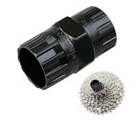 Extracteur de roue libre 2 en 1 pour vélo, extracteur de pignons, compatible avec extracteur de cassette Shimano, extracteur de pignon Shimano, roue libre 5 à 12 vitesses, extracteur de cassette