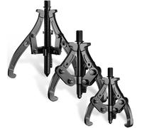 Extracteur de Roulement à 3 Mâchoires 75/100/150mm, Kit 3X Arrache Roulement de Roue (3,4,6 Pouces) Outil d'extraction pour Engrenages, Volant Moteur, Roues, Rotors -Robuste avec Mâchoires Réversibles