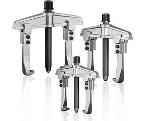 Extracteur de Roulement à Deux Mâchoires Réversible Universel, Kit de 3X Arrache Roulement (4,6,8 Pouces) Extracteur Parallèle 2 Griffes Outil d'extraction pour Roue Engrenages Volant Moteur Rotors