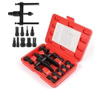 Extracteur de Roulement Intérieur de Moto: 10 Pièces Arrache Roulement 2 Branches 8-25mm Outil d'extraction de Roue avec Rangement pour Vélo Machine Voiture
