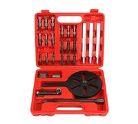 Extracteur de roulement intérieur - Kit d'extracteur à 3 séparateurs, kit compact d'extraction de roulement | Kit extracteur séparateur de roulement professionnel 21 en 1 pour un démontage
