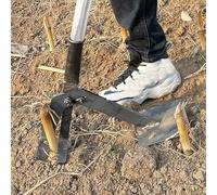 Extracteur de souches robuste et extracteur de poteau en T, outil de levier de 132,1 cm pour l'extraction des racines d'arbre et le retrait des poteaux en bois, durable pour une utilisation dans le