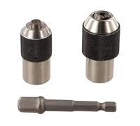 Extracteur de taraud, ensemble de douilles de robinet réglables avec adaptateur 3/8" pour perceuse manuelle ou cliquet, kit de réparation de filetage en acier traité thermiquement (2/3 pièces)