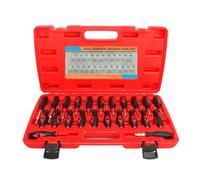 Extracteur de terminal, kit d'outils d'élimination des terminaux | 23x Retal de terminal | Ustensiles de déverrouillage de la fiche de câblage, accessoires de réparation d'une maison pour les appareil