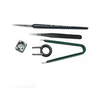 Extracteur de tige de clavier mécanique, Kit de stylo de lubrification pour cherry Kailh gaten-5 pièces