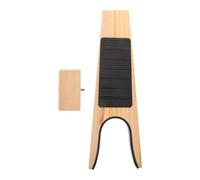 Extracteur de tire-bottes en bois - Ouverture de 33,4 cm, avec outil de tire-chaussures doublé, aide robuste pour les bottes de travail boueuses, grattoir de moto de cowboy pour personnes âgées