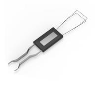 Extracteur de Touches de Fil, Outil d'extraction de Touches en Acier, Outil d'extraction de Touches Noires en Acier Inoxydable Expert Extracteur de câbles à Deux extrémités,