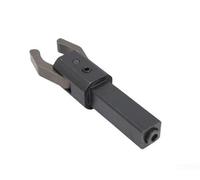 Extracteur de tour CNC, alimentation automatique avec poignée carrée pour arbres de 16/20/25/32 mm, construction en métal pour tours industriels de travail des métaux (poignée carrée 32)