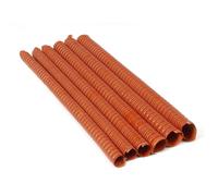Extracteur De Transfert De Refroidissement Chaud Et Froid En Silicone Flexible Pour Tuyau De Conduit D'air Orange, 51 Mm