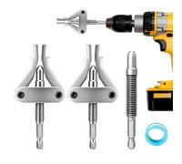 Extracteur de tuyau cassé Kit Extracteur Vis Vanne Pour Perceuse | Ensemble Extracteur Mamelon Tuyau Pour chantier construction atelier garage maison salle de bain cuisine évier