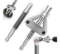 Extracteur de tuyau cassé pour le retrait de la plomberie, 1 pièce + 1 vis | Extracteur de filetage de tuyau cassé pour raccords filetés endommagés 1/2", 3/4" et 1"