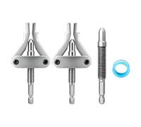 Extracteur De Tuyau, Perceuse, Ensemble De Dissolvant De Vis De Valve En PV | Extracteur De Mamelon De Tuyau Pour Robinet Évier Cuisine Salle De Bain Maison Garage Atelier Chantier De Construction