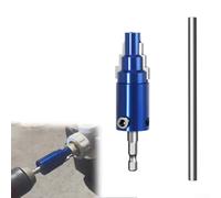 Extracteur de tuyaux cassés pour boulons de robinet rouillés et valves angulaires, kit d'extraction de valve double puissance avec dents en spirale gauche pour perceuse électrique ou manuelle